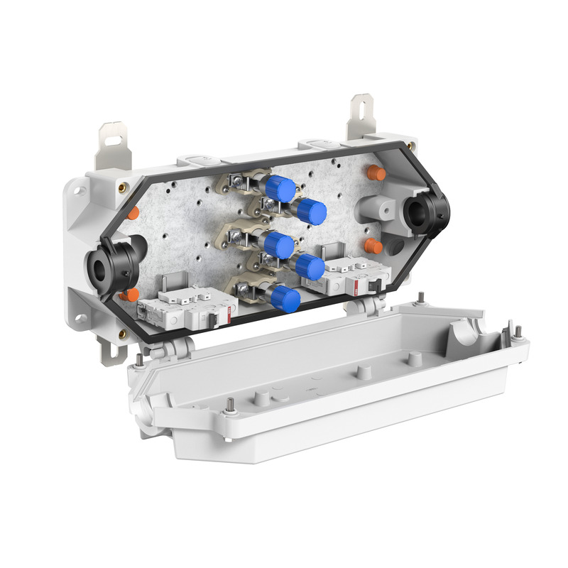 Abzweigkasten - Rapid-Box 50² 2x3 2F