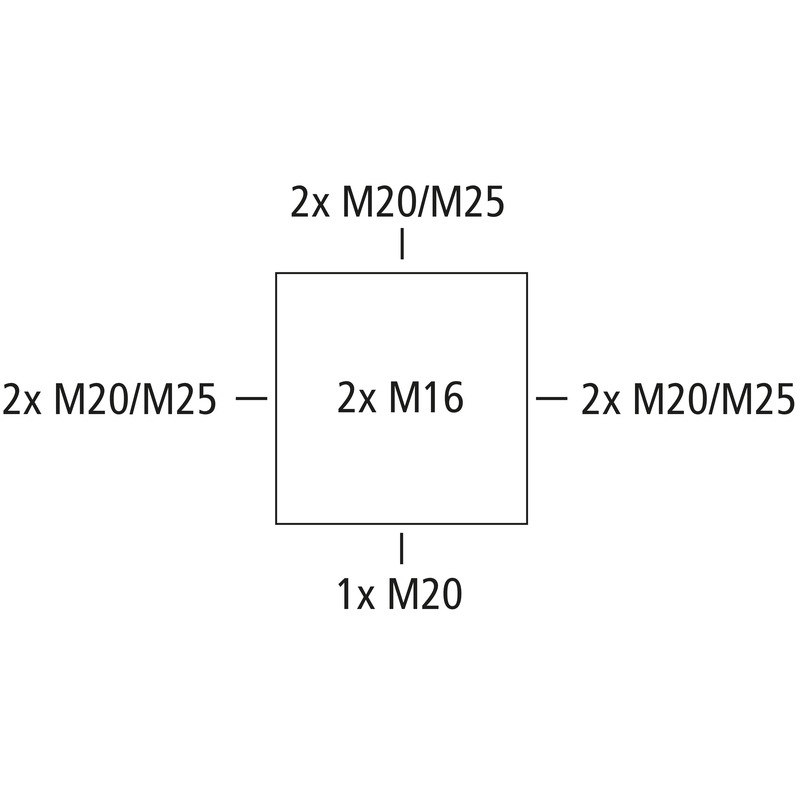 Abzweigkasten - Abox-i SL-2,5/4²-KT