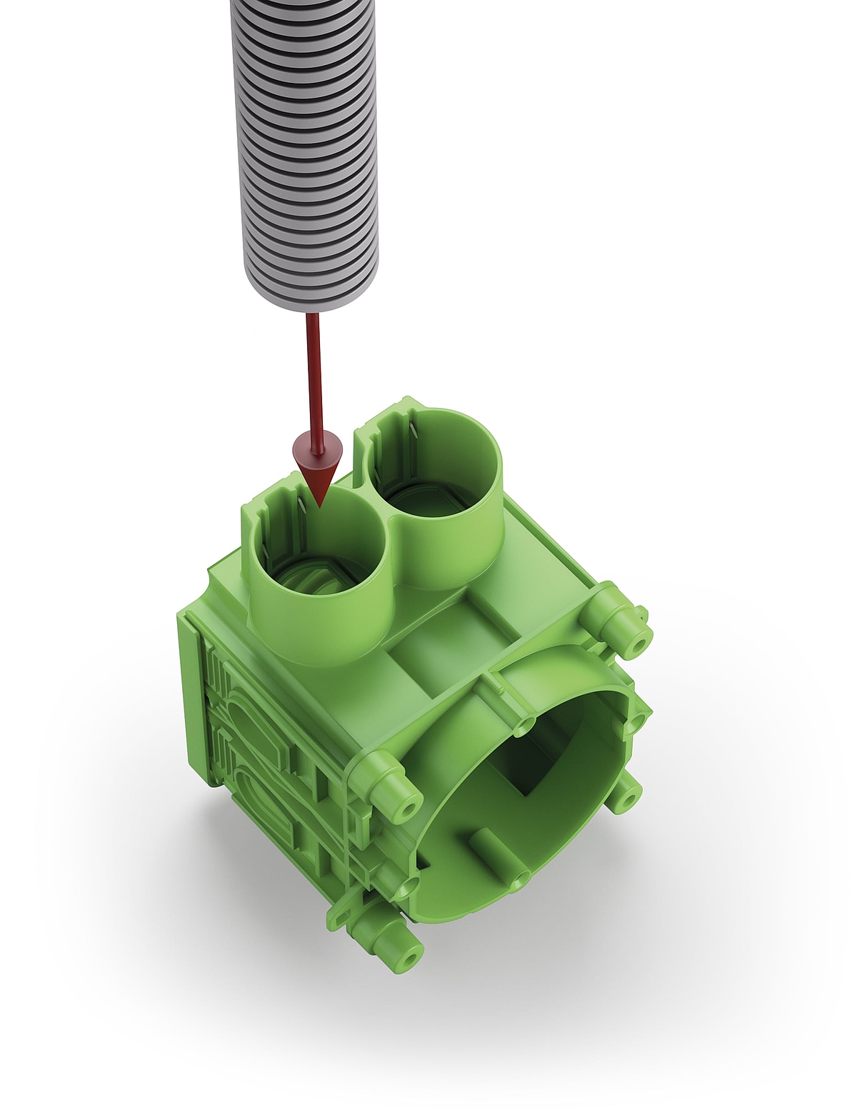 GVD Rohr ohne Adapter rohr oben