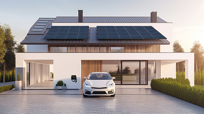 Die Spelsberg Wallbox Smart Pro bietet
dank intelligenter Schnittstellen eine
netzdienliche Steuerung und ermöglicht
das Laden mit PV-Überschuss.